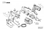 Bosch 0 601 946 480 Gsr 14,4 Vpe-2 Cordless Drill Driver 14.4 V / Eu Spare Parts
